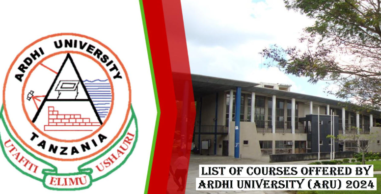 Top List of Undergraduate Courses Offered by Ardhi University (ARU) 2024