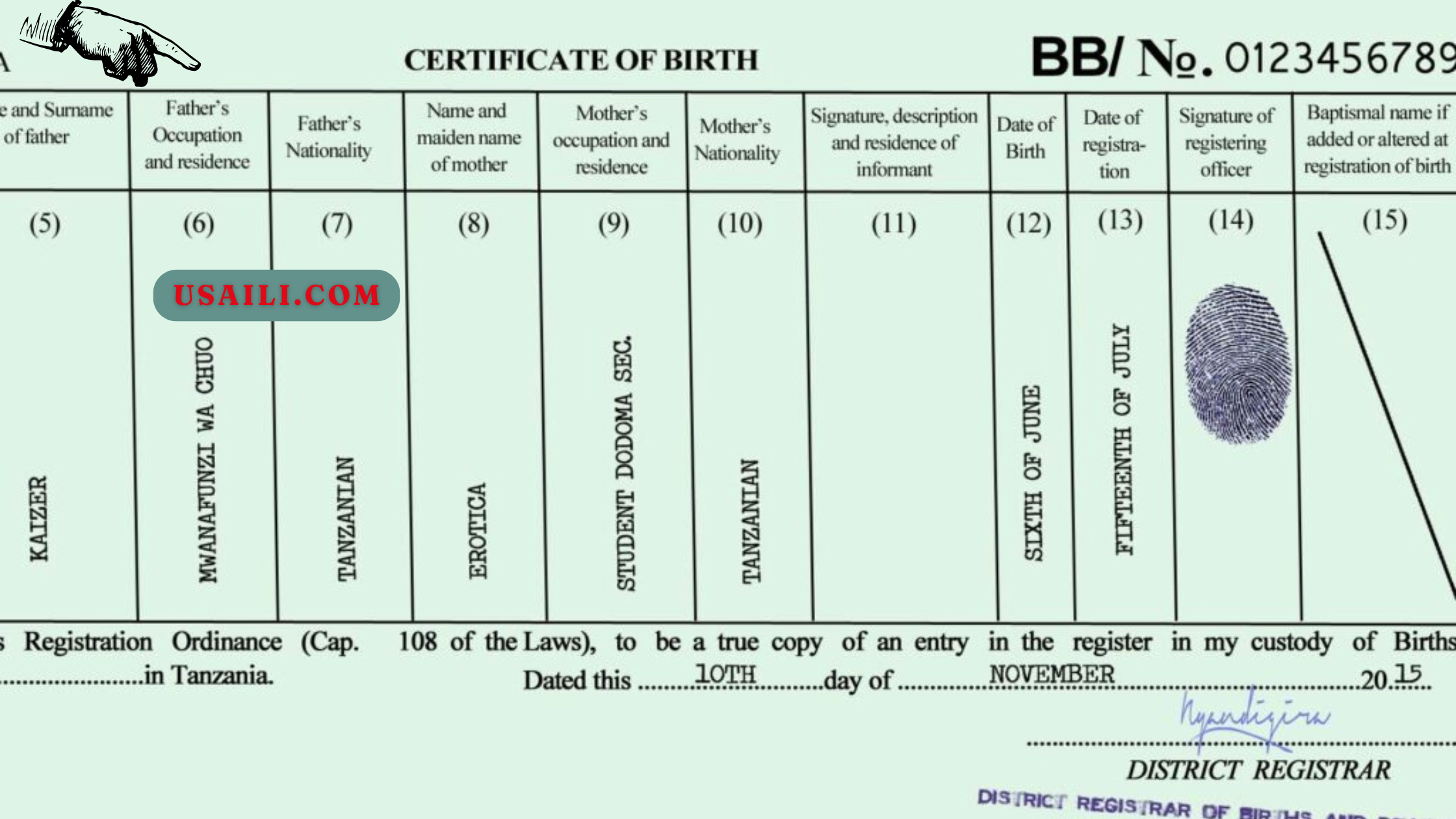 Jinsi ya kupata Cheti cha Kuzaliwa