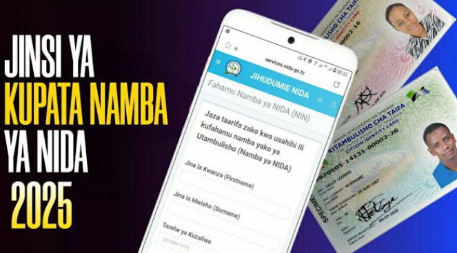 Jinsi ya kuangalia taarifa za NIDA Tanzania 2025